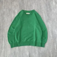 00s old UNIQLO スウェット　トレーナー　緑　 Lサイズ