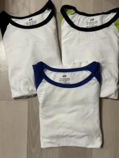 H&M 長袖ラグランTシャツ3枚セット　165