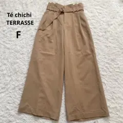 Techichi terrasse テチチテラス　ベージュ　レディースパンツ