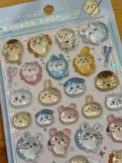 【正規品⭐️】ボンボンドロップシール　ちいかわ　みんなポーズ　サンスター