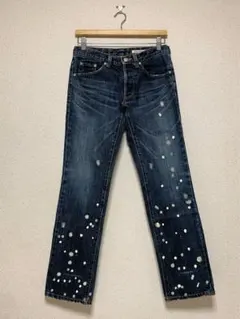 sunaokuwahara ペンキ スキニーデニム skinny jeansのサムネイル