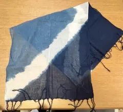 【美品】青色と紺色のストール（薄手）【翌日発送】