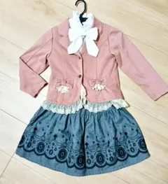 入学式　女の子　フォーマル　120