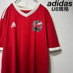 【US規格】希少 アディダス CULPEPER サッカーシャツ レッド 赤 L