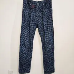 vivienne westwood チェック柄デニムパンツ