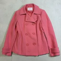 【訳ありセール】Pinky Girlsウール混 ピーコート ガーリー Sサイズ