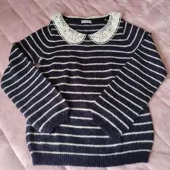 earth　music＆ecology　ボーダーニット