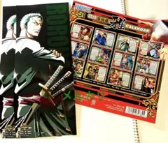 원피스 ONE PIECE バースデイ 特典 ノベルティ ポスター ゾロ