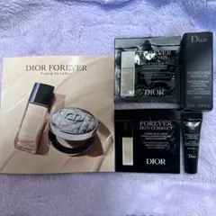 【新品未使用】ディオールスキンフォーエヴァーリキッドファンデ他サンプル3点セット