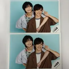 グリーティングフォト　グリフォ うちわく 公式写真　少年忍者　元木湧　内村颯太