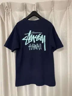 Stussy ネイビー Tシャツ Sサイズ HAWAII限定