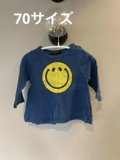 SMILEY FACE 長袖カットソー 70cmのサムネイル