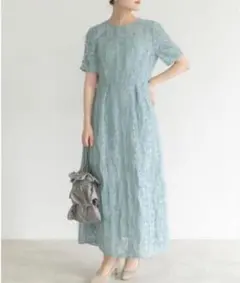 kaene リボンチュールエプロンドレスのサムネイル