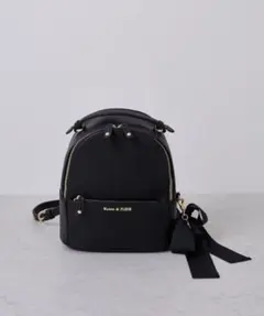Maison de FLEUR ブラック リボンリュック