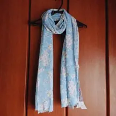 【新品未使用】キャスキッドソン 花柄 ストール ウェルズリーブロッサム