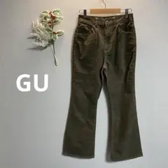 ジーユー コーデュロイパンツ【11】ベルトループ ポケット有り