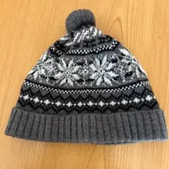 COMME CA FOSSETTE 雪の結晶ニット帽 48-50