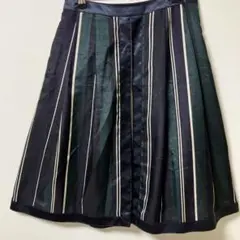 【美品】AMACA アマカ　ストライプスカート