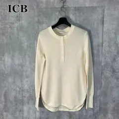 ICB エクストラファインメリノ ヘンリーネックプルオーバー S