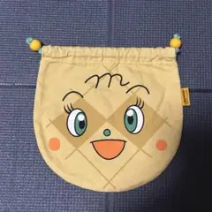 アンパンマン メロンパンナちゃんのキャラクター顔デザイン ポーチ
