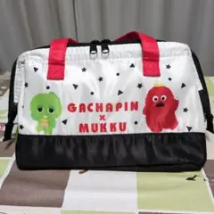 期間限定値下げ！3/5まで GACHAPIN x MUKKU 保冷ランチバッグM