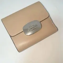 COACH カーフレザー スモール エライザ ロゴ ウォレット