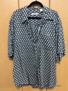 柄シャツ 古着