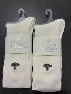 新品未使用】Vivienne Westwood ソックス ホワイト 2点セット - メルカリ