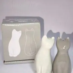猫型 ソルト＆ペッパー シェイカー セットのサムネイル