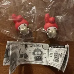 2個セット きらめきバルーンフィギュア2 マイメロディ サンリオ　ガチャ