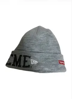 Supreme × New Era Box Logo ビーニー（グレー）