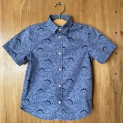 恐竜柄 半袖シャツ　116cm