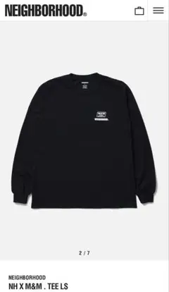 neighborhood m&m tee ls 네이버 후드 T셔츠 롱T