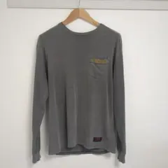 Schott N.Y.C. ショット　長袖 ポケットTシャツ グレー Mのサムネイル