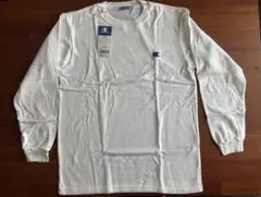 デッドストック 00s Champion ホワイト 長袖TシャツL 新品未使用