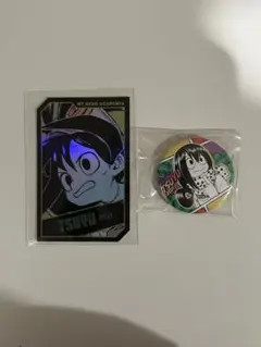 ヒロアカ ホロカード 幼少期 缶バッジ 蛙吹梅雨