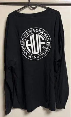 HUF 長袖カットソー ブラック　XLのサムネイル