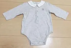 襟付きロンパース