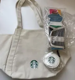 スターバックス 福袋 2025 トートバッグ タンブラー クリアポーチ 未開封