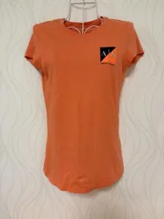 アルマーニエクスチェンジ 半袖 Tシャツ レディース XS オレンジ ロゴのサムネイル