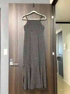 【美品】Louere ツイードハイウエストマーメイドキャミワンピース