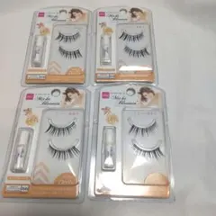 A02 4セット ダイソー 廃盤 つけまつ毛 アイラッシュベーシック