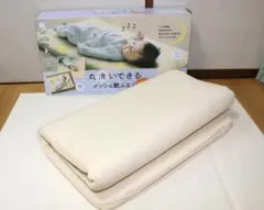 美品 乾きやすい！丸洗いができるメッシュ敷きふとん 70x120cmX4cm