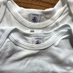 プチバトー petit bateau長袖ロンパース 12m/74cm 2枚セット