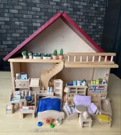 p*o様 バウアー社 ドールハウス プラントイ 赤い屋根 他、木製家具など　ニキ 4571169410369_an_1