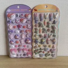 【正規品】コットンパフィーシール　ズートピア　ベイマックス　２枚セット