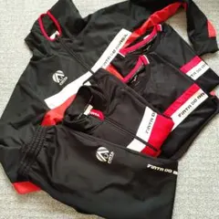 FINTA サッカーウェア5点セット M 黒/赤/白