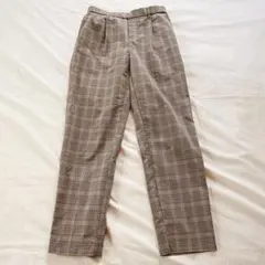 SHOO-LA-RUE グレンチェック テーパードパンツ Mのサムネイル