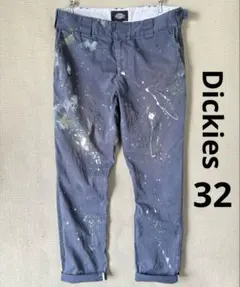 鬼フェード ボロ×ペンキ W32 Dickies ディッキーズ ワークパンツ