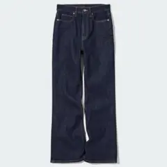 ユニクロ　スリムフレアジーンズ　ネイビー　63.5㎝